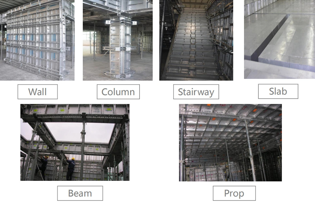 Adto Adjustable Aluminum Steel Concrete Column Slab Wall Formwork for Construction